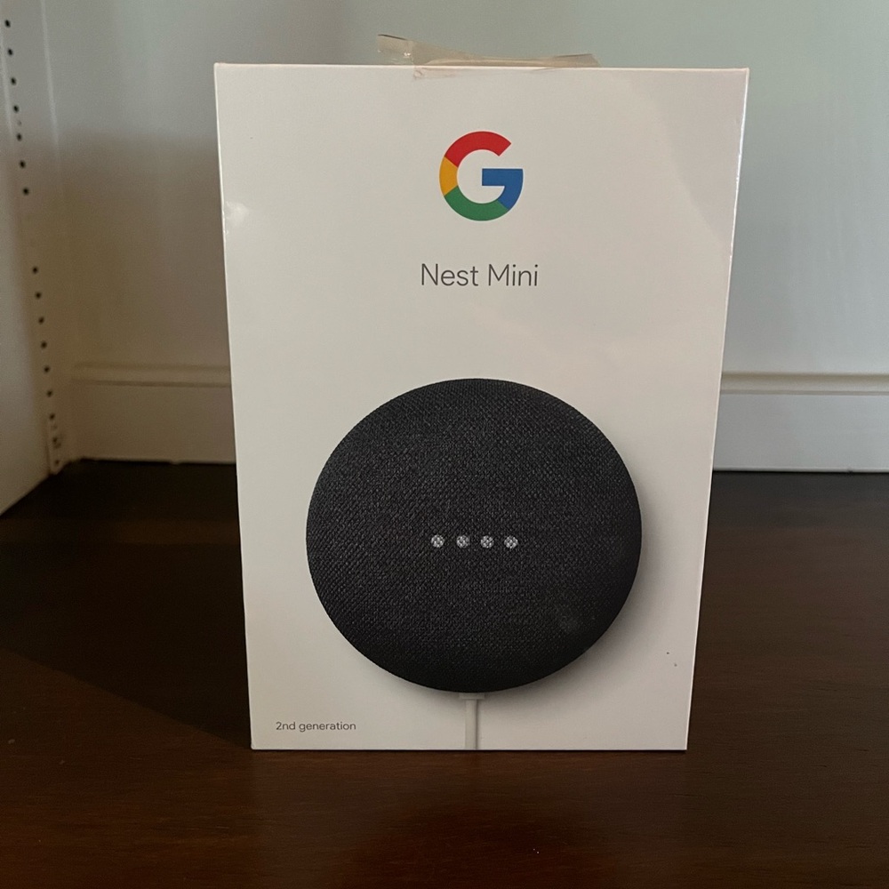 Google Nest Mini Smart Speaker - Charcoal